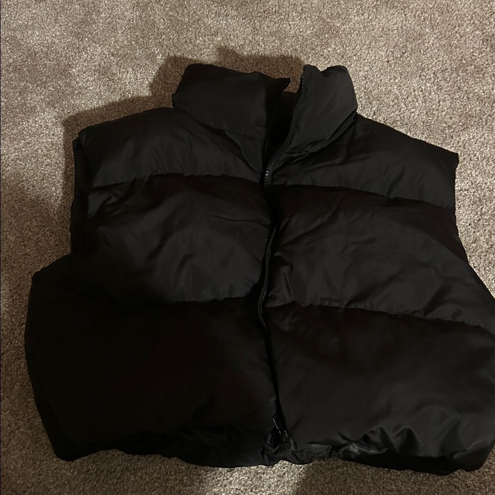Black Puffer Vest